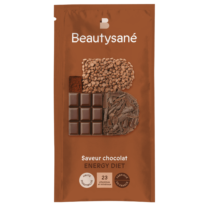 Energy Diet saveur chocolat par Beautysane - Beauty Sané pour des desserts sains, gourmands et des recettes rapides