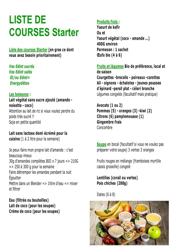 Livret starter 2020 : 16 saveurs plaisirs gourmands - Beautysané