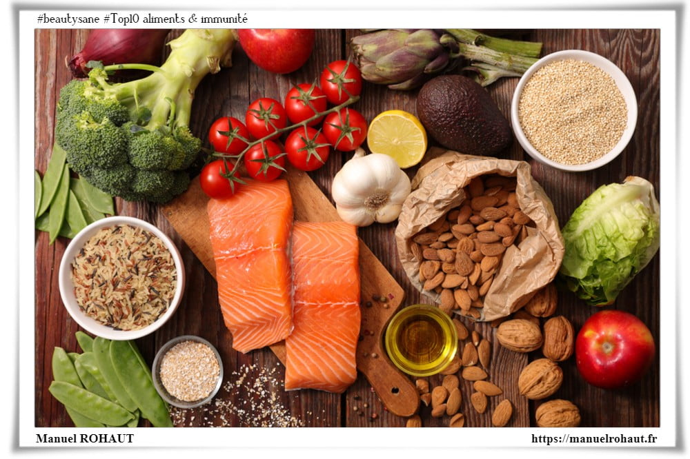 Beautysane - Energy diet - Top10 aliments qui boostent votre immunité - compléments alimentaires et nutritionnels bon pour la santé !