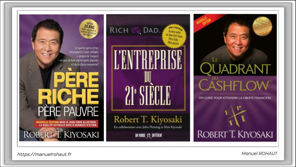 Robert Kiyosaki - Série de guides pour apprendre et atteindre la liberté financière - Père riche, père pauvre, le cadran du cashflow