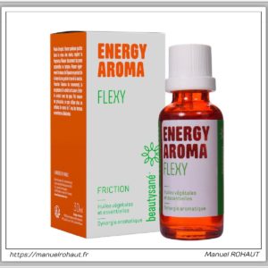 Energy aroma beautysane synergie aromatique à base d'huiles essentielles d'origine végétale flexy