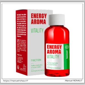 Energy aroma beautysane synergie aromatique à base d'huiles essentielles d'origine végétale vitality