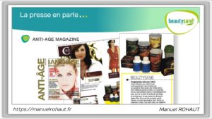 Beautysane Energy Diet avis et témoignages presse spécialisée anti-âge - Beauté, santé, nutrition, bien-être du ssportif (Anti-âge magazine)