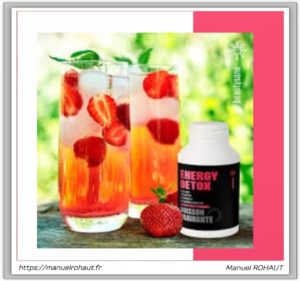 Beautysane energy detox - boisson drainante fabriquée en France par Beautysané - saveur fruits rouges (édition limitée)