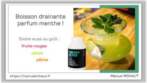Beautysane energy detox - boisson drainante fabriquée en France par Beautysané - saveur menthe (édition limitée)