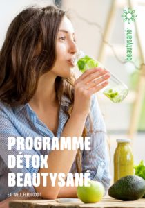 Guide programme détox - boissons drainantes & rafraichissantes avec Energy detox par Beautysané© - couverture
