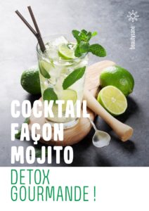 Guide programme détox - boissons drainantes & rafraichissantes avec Energy detox par Beautysané© - pub mojito