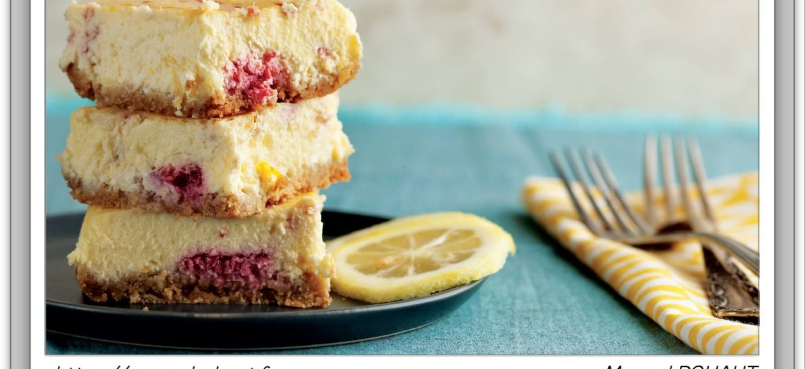 Recette healthy, saine, rapide et gourmande Beautysané© : cheesecake framboise citron