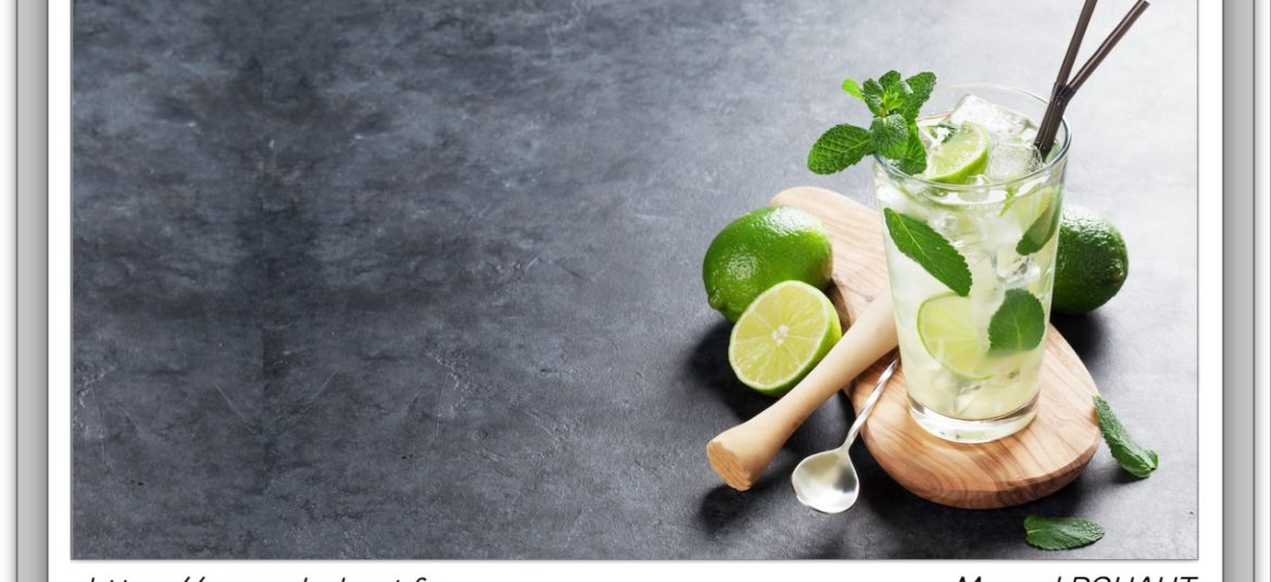 Recette healthy, saine, rapide et gourmande Beautysané© : délicieux cocktail façon mojito