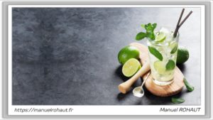 Recette healthy, saine, rapide et gourmande Beautysané© : délicieux cocktail façon mojito