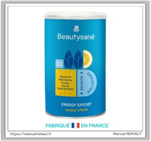 Boisson énergétique - Beautysané - Energy Drinks Effort - hydratation récupération - Boite 53 doses