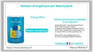 Boisson énergétique - Beautysané - Energy Drinks Effort - hydratation récupération
