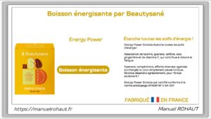 Boisson énergisante - Energy Power Stickola - fabriquée en France - étanche toutes les soifs d'énergie