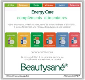 Complément alimentaire Beautysane Energy Care - Anteox, bronzage, brûle-excès, vitamines, satiete, hydrolisat de collagène marin