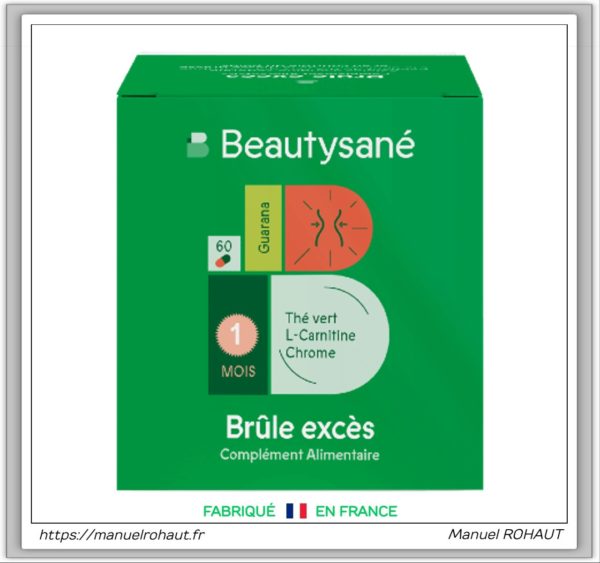Compléments alimentaires & suppléments nutritionnels - Beautysane - Energy care - Brûle-excès - Boite 60 gélules