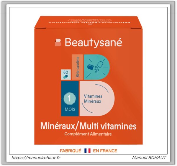 Compléments alimentaires & suppléments nutritionnels - Beautysane - Energy care - Minéraux et Multivitamines - Boite 60 gélules