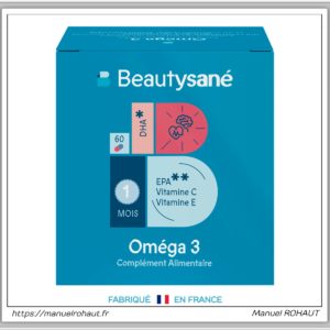 Compléments alimentaires & suppléments nutritionnels - Beautysane - Energy care - Oméga 3 - Boite 60 gélules