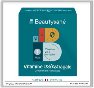 Compléments alimentaires & suppléments nutritionnels - Beautysane - Energy care - Vitamine D et astragale - Boite 60 gélules