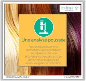 kit d'analyses de cheveux - Inside Hair par Beautysané - Une analyse poussée qui permet d'identifier les polluants avec certitude !