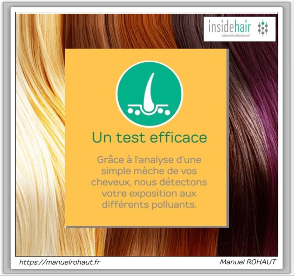 kit d'analyses de cheveux - Inside Hair par Beautysané - Un test efficace pour détecter votre exposition aux polluants environnementaux
