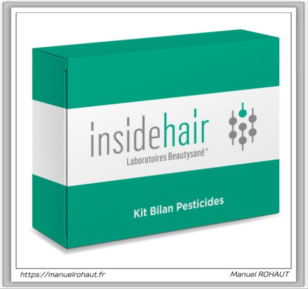 kit d'analyses de cheveux - Inside Hair par Beautysané - Set pesticides