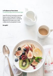 Beautysané - Livret découverte de la gamme Energy Diet - shop light petit déjeuner flocon d'avoine