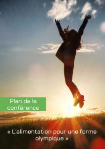 Conférence gratuite l'alimentation pour une forme olympique avec Hugo Boucheron & Matthieu Androdias - Beautysané - couverture plan de la conférence